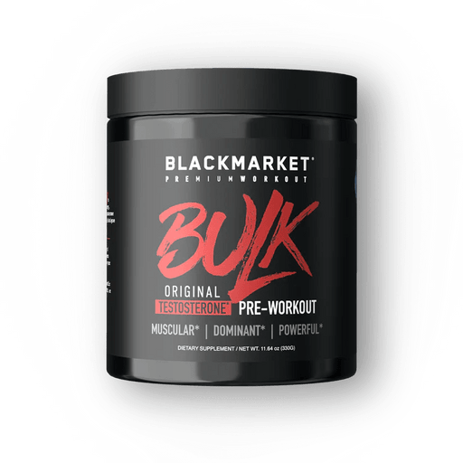 The Ultimate Testosterone Boosting Pre Workout: Blackmarket Bulk - Supplement Shop