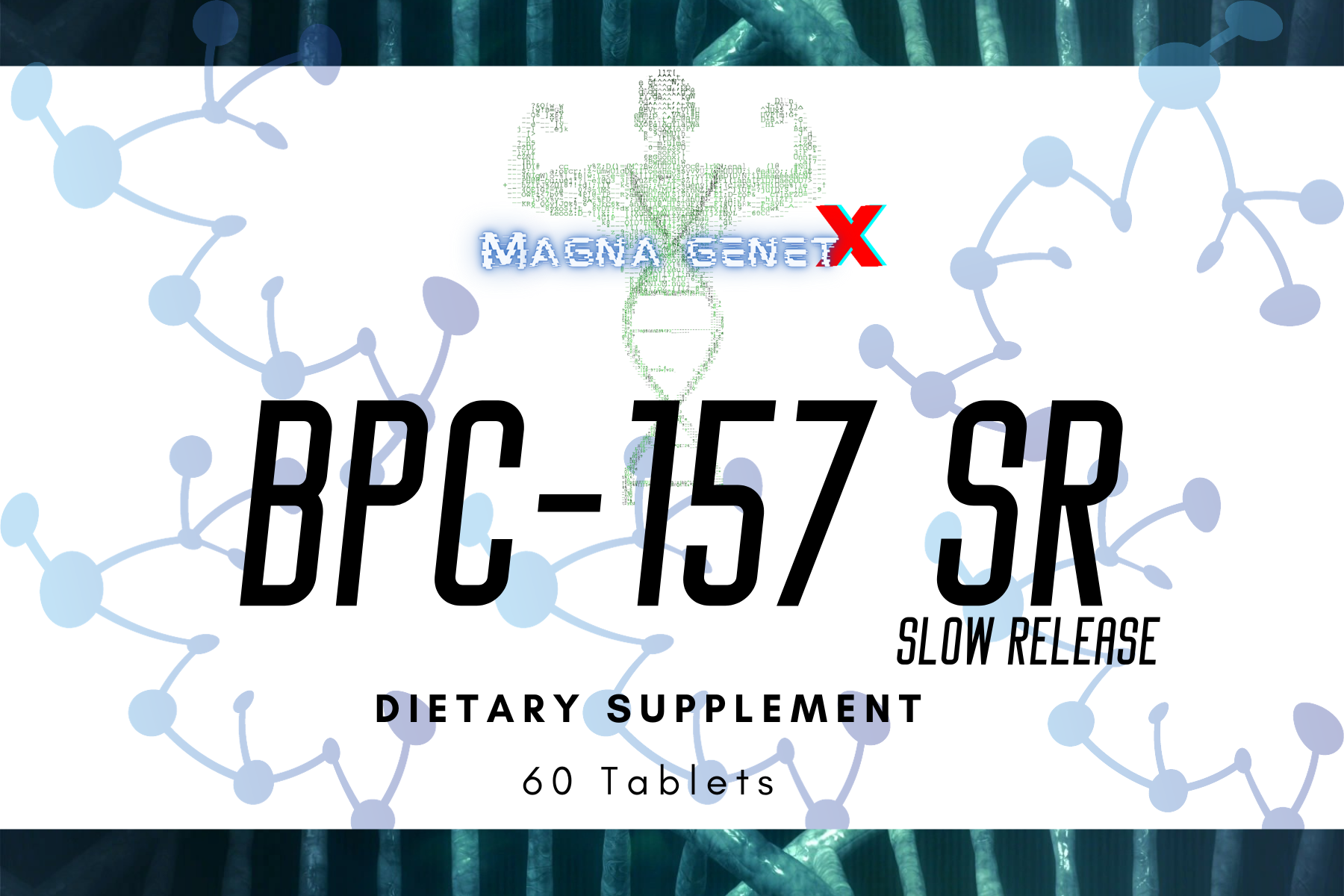 Slow Release BPC 157 Capsules Label