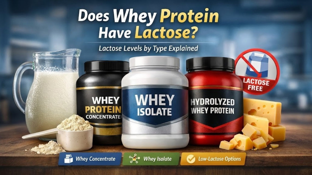 Does Whey Protein Have Lactose?