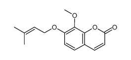 7-methoxy-8-(3-methyl-2-butenyl)-2H-1-benzopyran-2-one