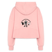 NSS Half Zip Cropped Hoodie - light pink