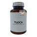 Clear brown bottle of Quality Vitamins TUDCA.