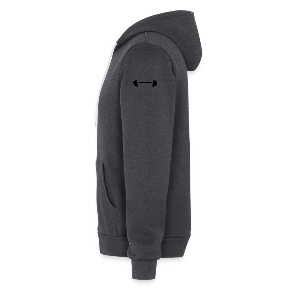 NSS Premium Unisex Zip Up Hoodie - charcoal grey