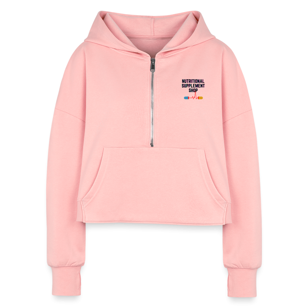 NSS Half Zip Cropped Hoodie