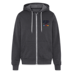 NSS Premium Unisex Zip Up Hoodie - charcoal grey