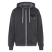 NSS Premium Unisex Zip Up Hoodie - charcoal grey