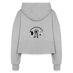 NSS Half Zip Cropped Hoodie - heather gray