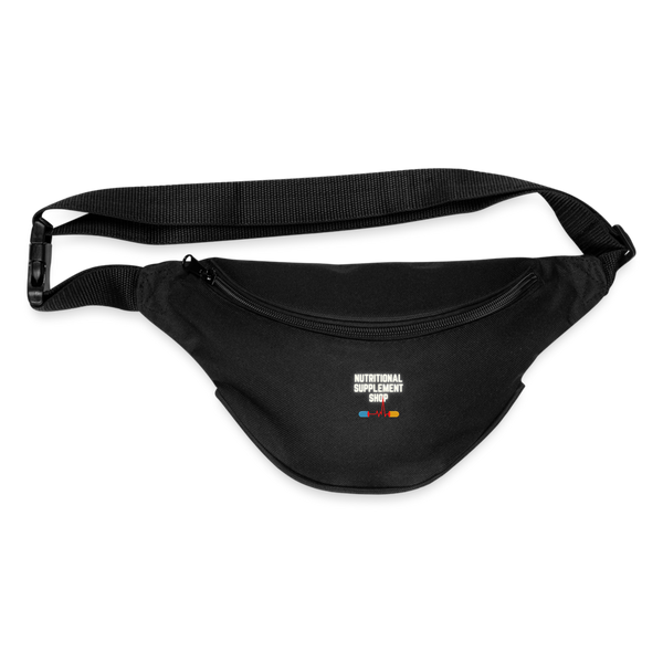 Old School Bodybuilding Fanny Pack - black
