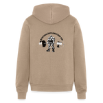 NSS Premium Unisex Zip Up Hoodie - tan