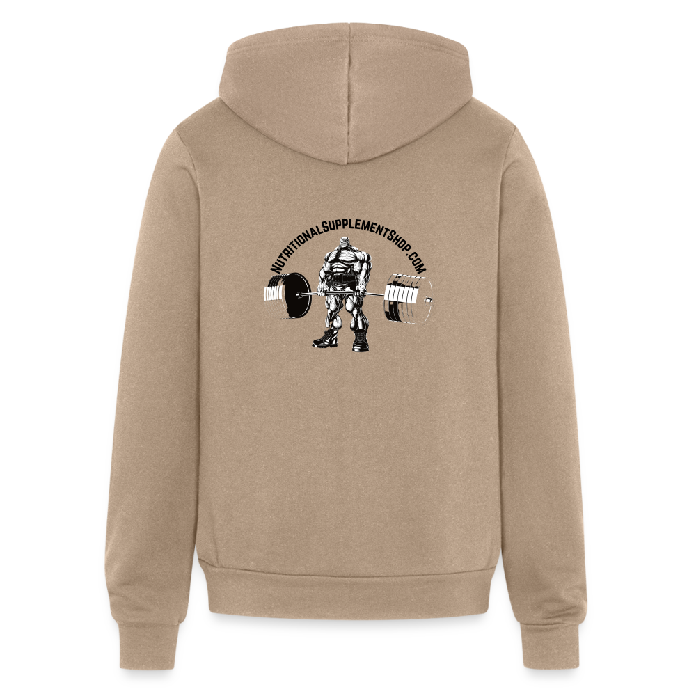 NSS Premium Unisex Zip Up Hoodie - tan