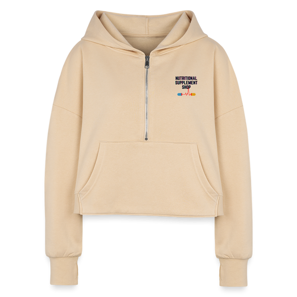NSS Half Zip Cropped Hoodie