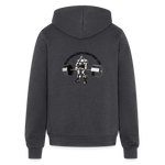 NSS Premium Unisex Zip Up Hoodie - charcoal grey