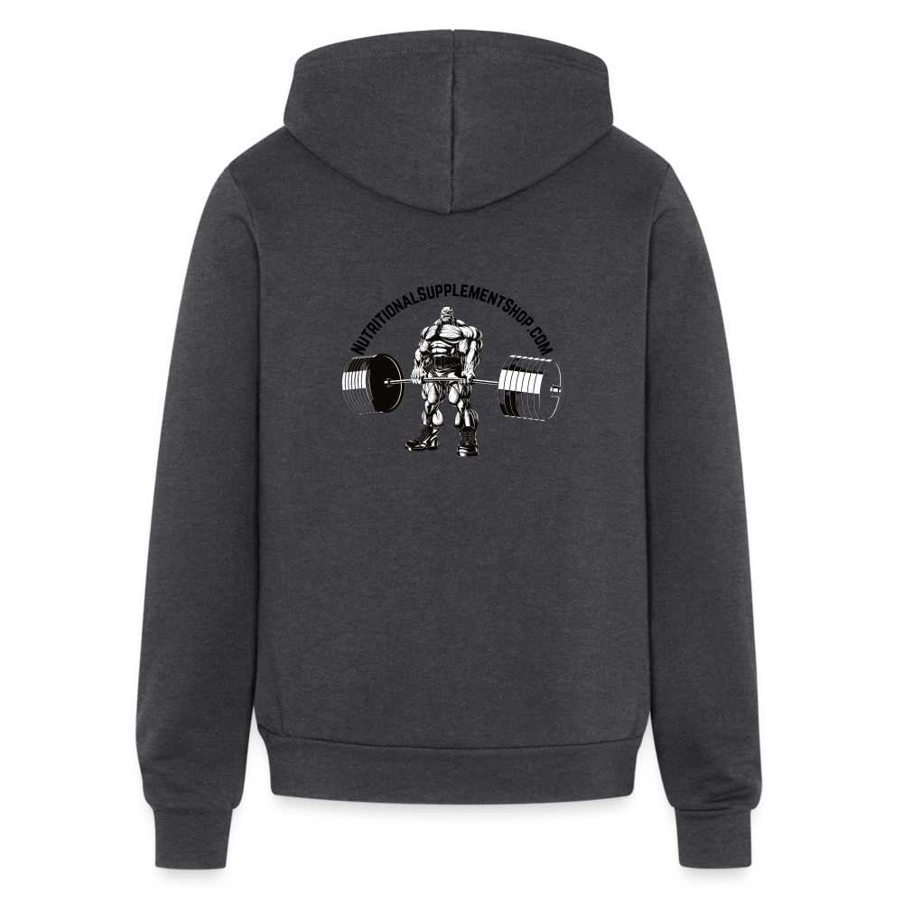 NSS Premium Unisex Zip Up Hoodie - charcoal grey