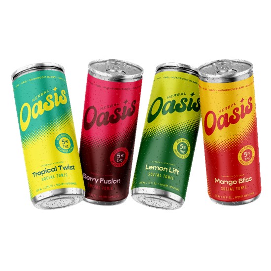 Oasis - Alcohol Free - Social Tonic - 4 Pack