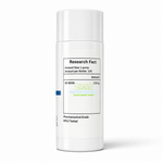A white cylindrical supplement bottle with a matching white cap, featuring a printed label that reads 'Research Fact' and 'NUTRITION SHOP SUPPLEMENT SHOP' with a small blue accent stripe on the left side, set against a plain white background.