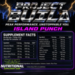 Project Build pre workout  Supplement Facts 