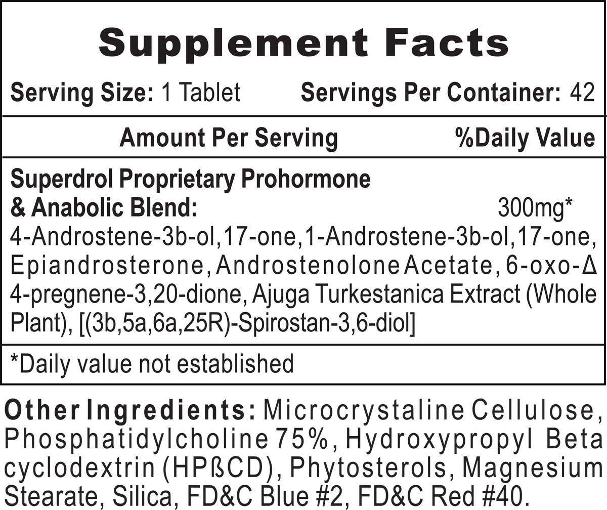 Hi-Tech Pharmaceuticals - Superdrol