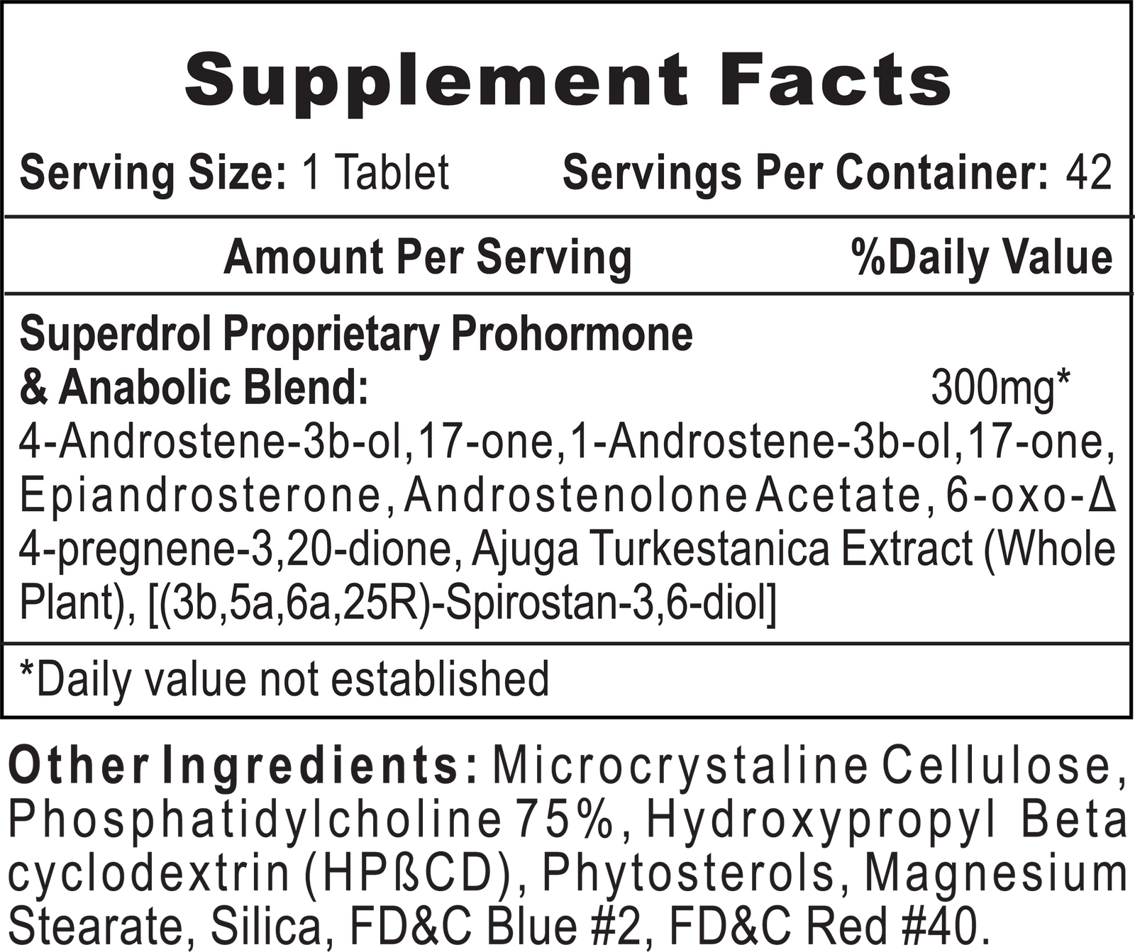 Hi-Tech Pharmaceuticals - Superdrol