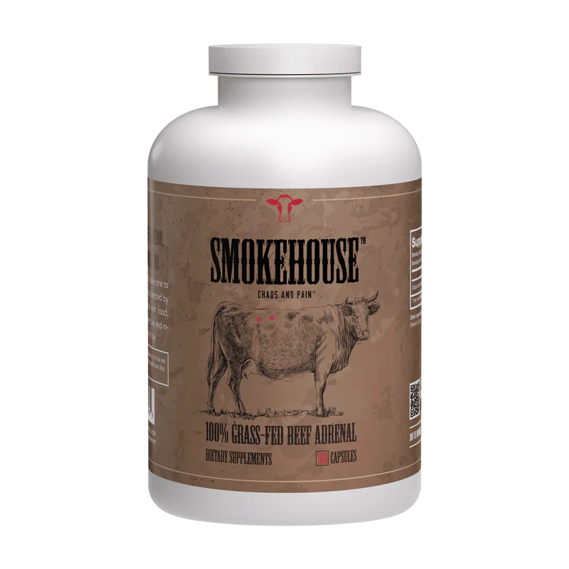 Grass Fed Beef Adrenal Supplement - 180 Capsules