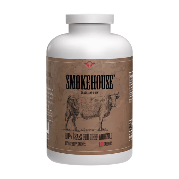 Grass Fed Beef Adrenal Supplement - 180 Capsules