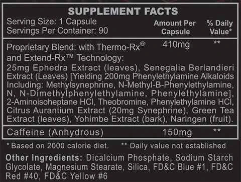 Hi Tech Pharmaceuticals Black Widow