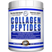 White Jar of Collagen Peptide powder with white and blue label