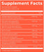 Supplement facts label for Dark Labs Devil Test, listing the ingredients and their amounts per serving, including Fadogia Agrestis Extract, KSM-66 (Ashwagandha), Epicatechin, Boron Citrate, Diindolylmethane (DIM), Tongkat Ali Extract, AstraGin, and Bioperine. The label has an orange background with white text.