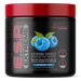 A front view of the Metabolic Nutrition E.S.P. Extreme Pre Workout container in the Blue Raspberry flavor. The label prominently displays "E.S.P. Extreme" and includes product details such as "Extreme Energy Stimulant Pre-Workout," "Maximizes Energy, Performance, and Increases Strength During Workouts," and "750 mg Caffeine." The label also emphasizes that the product is naturally and artificially flavored, with cautionary use indications.