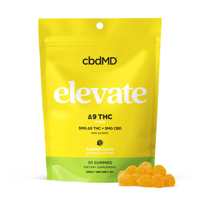 Delta 9 Gummies - Elevate 5 MG - Sativa + Indica