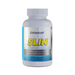 A front-facing view of the Enhanced Athlete Slin bottle. The label showcases the product name "SLIN" in bold yellow font, with the terms "Glucose Disposal," "Nutrient Partitioning," and "Carbohydrate Catalyst" displayed underneath. The bottle contains 120 capsules, with a sleek silver and blue design representing high-quality supplementation.