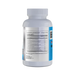 A back view of the Enhanced Athlete Slin bottle showing the detailed supplement facts. It highlights key ingredients like Berberine, Cinnamon Extract, Alpha Lipoic Acid, and Chromium. The white bottle includes a barcode and icons denoting manufacturing standards and country of origin.