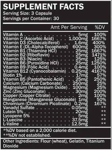 Formutech Nutrtion Fit Men Multi-Vitamin 30 Servings