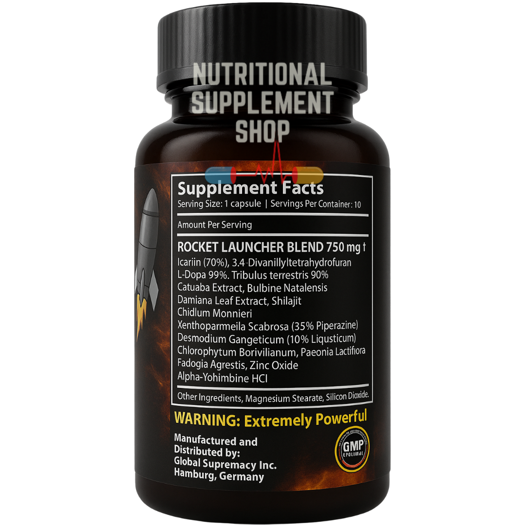Rocket Launcher by Global Supremacy Supplements | Male Enhancement