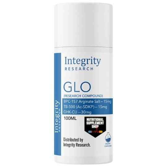 Integrity Research GLO Lotion Bepecin, TB 500, & GHK Cu