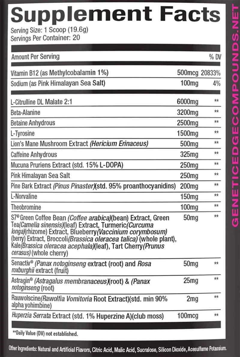 GEC - LFL Nootropic Pre Workout