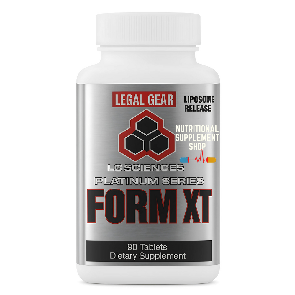 Supplement bottle labeled 'Legal Gear' on a white background