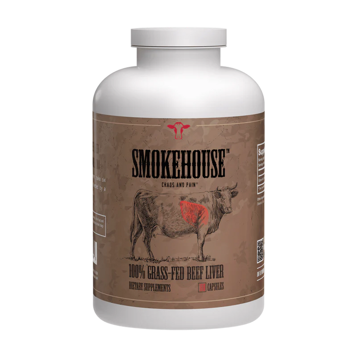 Grass Fed Beef Liver Capsules - 180 Pills