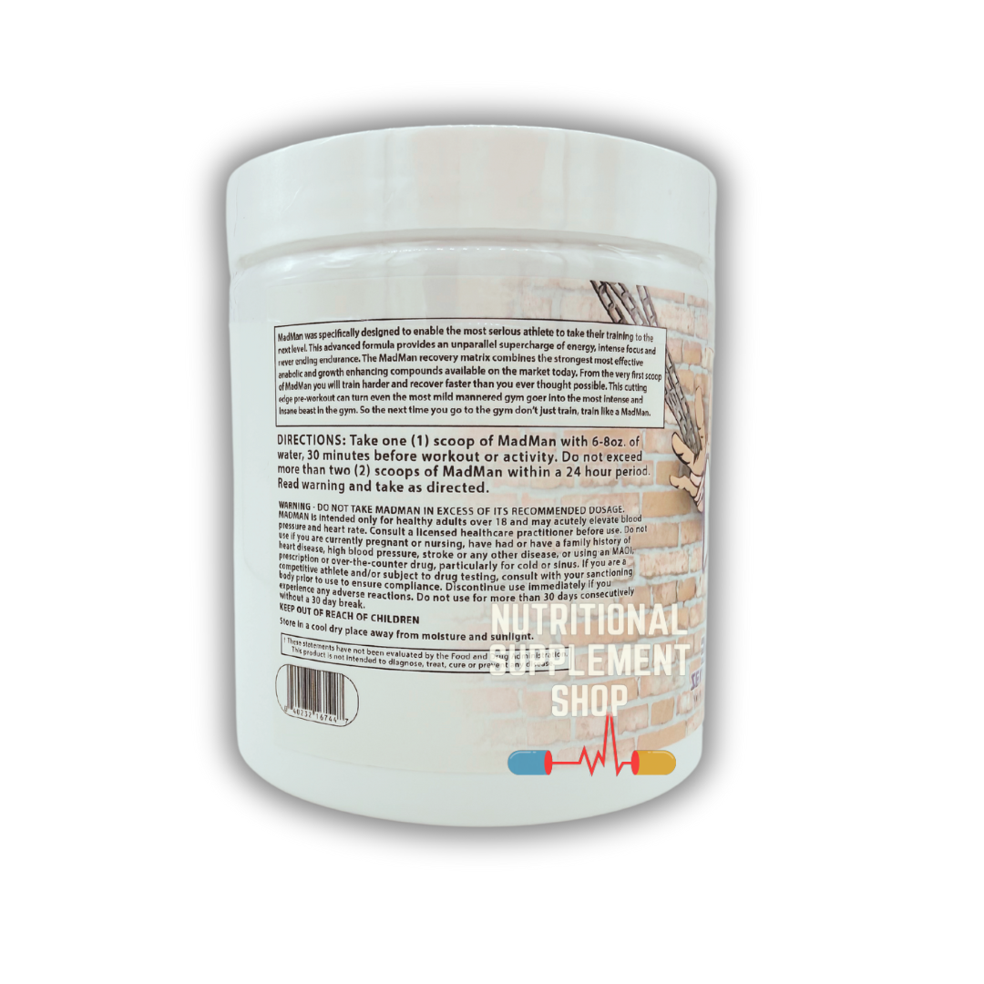 Unchained Nutrition - MadMan Extreme Pre Workout