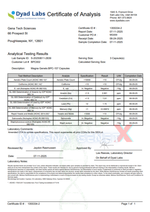 Dyad Labs Certificate of Analysis for Magneta Pure BFC-157 Capsules