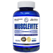 Hi Tech Pharmaceuticals MUSCLEVITE supplement bottle – Hi-Potency & Performance Multivitamin for endurance, recovery, lean muscle, and antioxidant support.