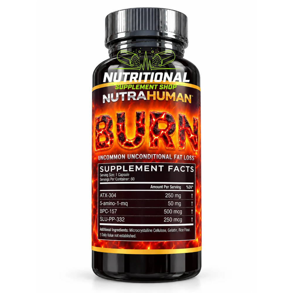 Nutra Human Labs Burn ATX-304 5-Amino-1MQ BPC-157 SLU-PP-332 60 capsules