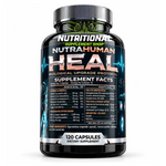 Nutra Human Labs HEAL GHK-Cu BPC-157 KPV PEA UC-II hyaluronic acid 120 capsules