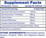 supplement facts panel for Hi Tech Pharmaceuticals N'Gorge Xtreme