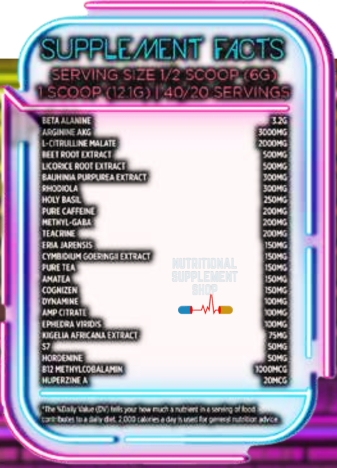 Neon Series - Now Open - Happy Hour Pre Workout