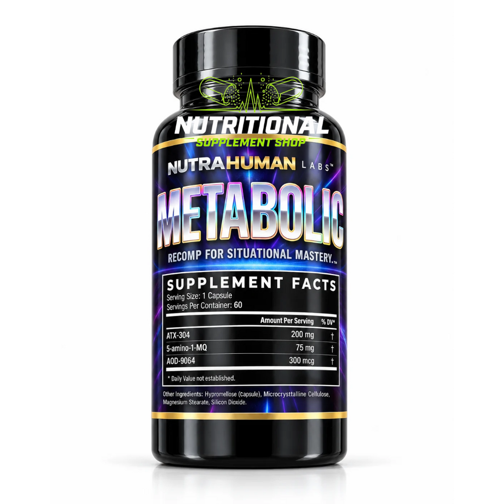 Nutra Human Labs Metabolic – ATX-304, 5-Amino-1-MQ & AOD-9064 – 60 Capsules