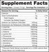 Supplement Facts Panel listing the ingredients of Hi Tech Pharmaceuticals Precision EAAS