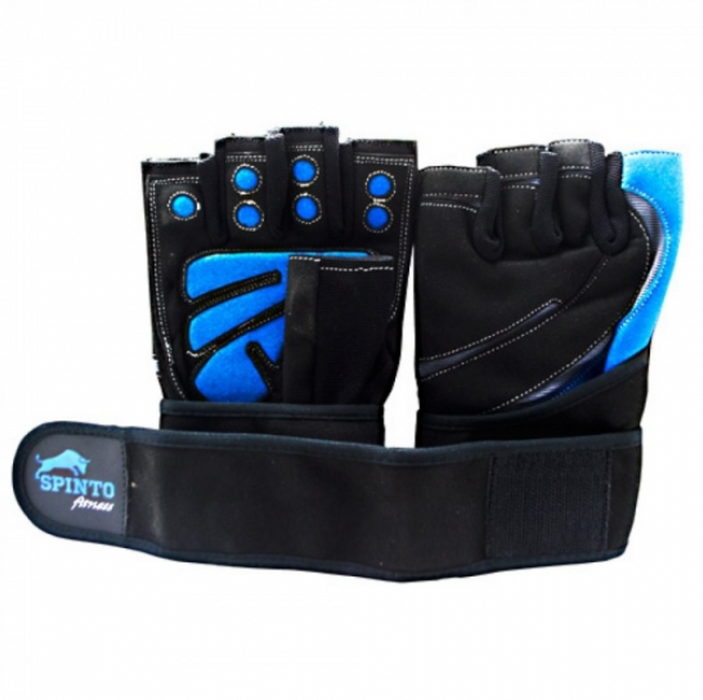 Men's Workout Glove w/ Wrist Wraps - SPINTO Fitness