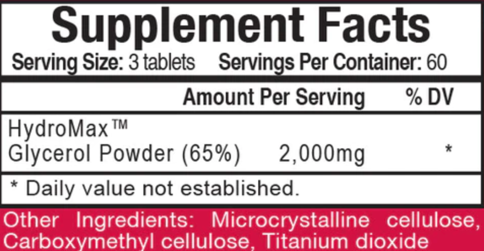 APS Hydromax Ingredients