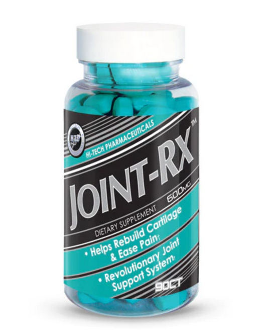 Clear bottle with green pills of Hi-Tech Joint-RX