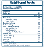 Nutritional Facts of Swole AF Collagen Peptides - 575g.